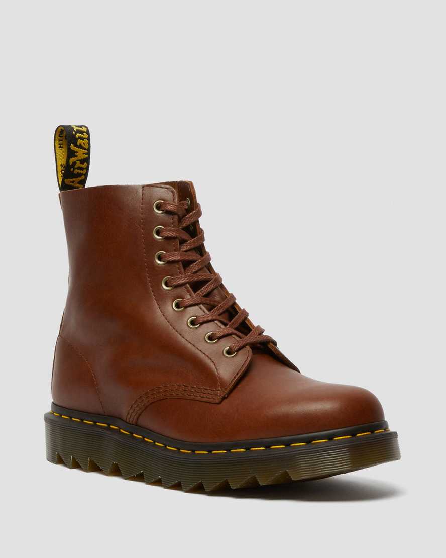 Dr. Martens 1460 Pascal Ziggy Lær Snørestøvler Herre Brune [4016RJUTK]